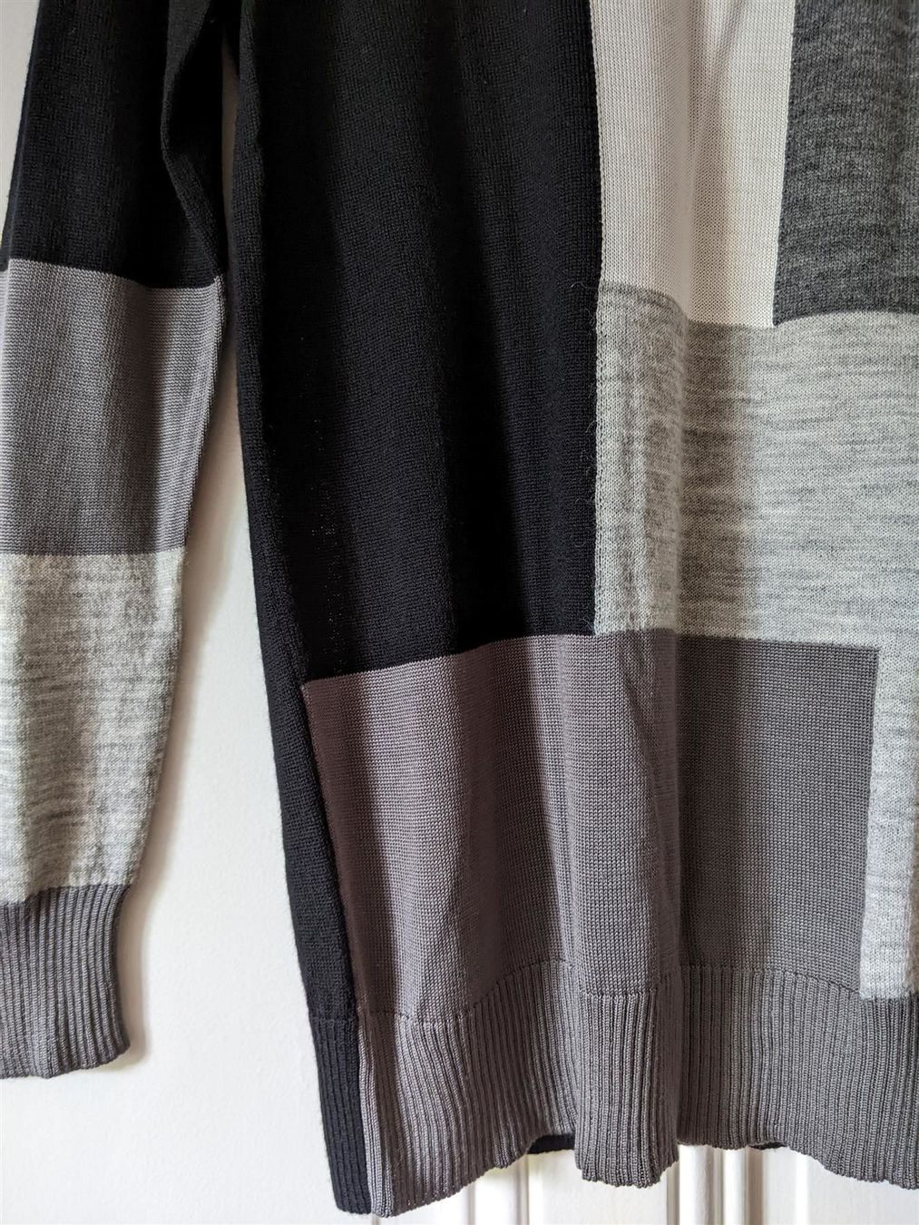 Sportmax Pulls & Sweat-shirts: SPORTMAX : Pull patchwork laine/soie lagenlook M – Neuf (Voir description) à Petit-Lancy par lilycerise 1