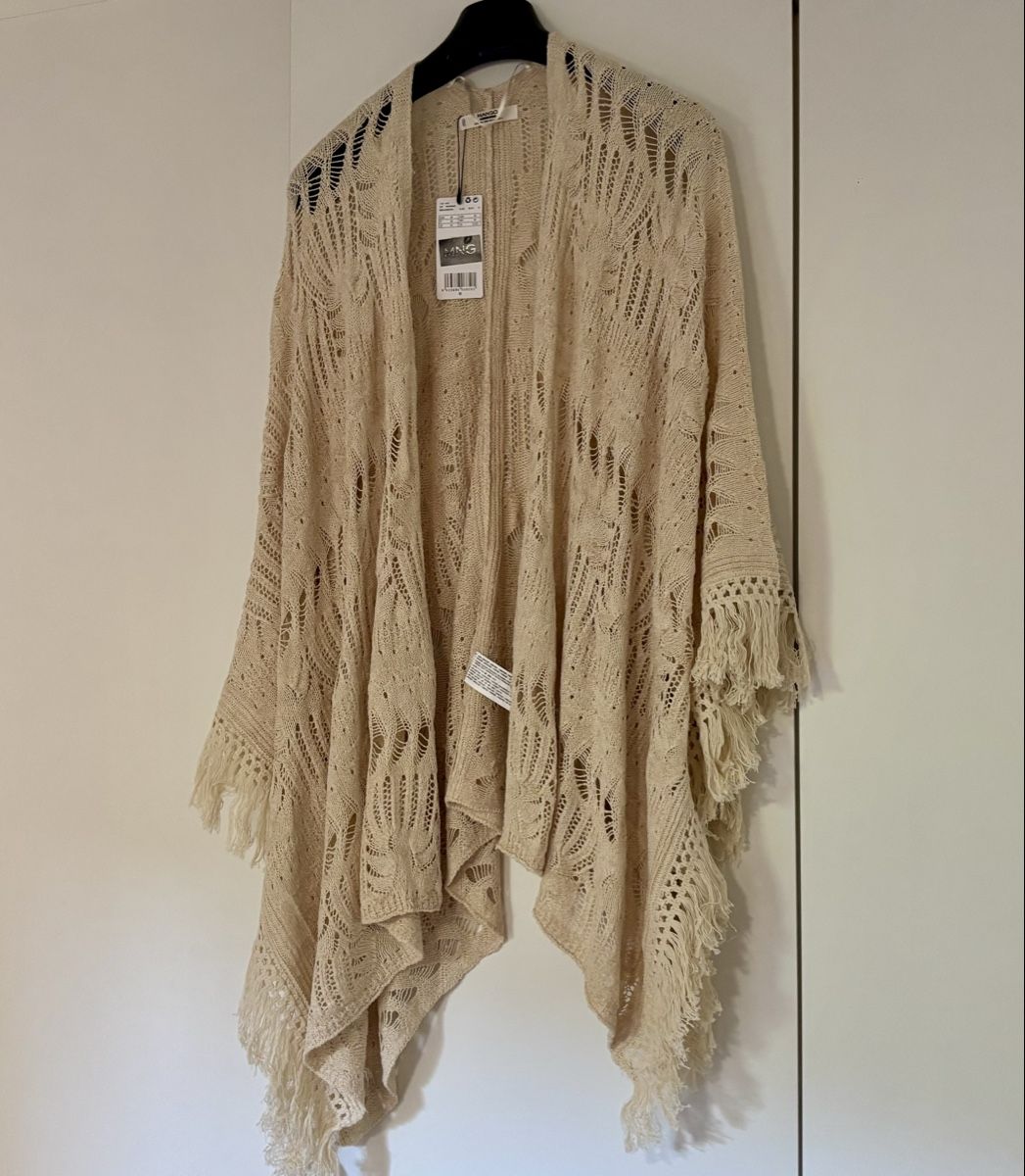 Mango Jacken: Mango Strickjacke beige neu mit Etikett – Neu und originalverpackt aus Baden von Tiffany6878