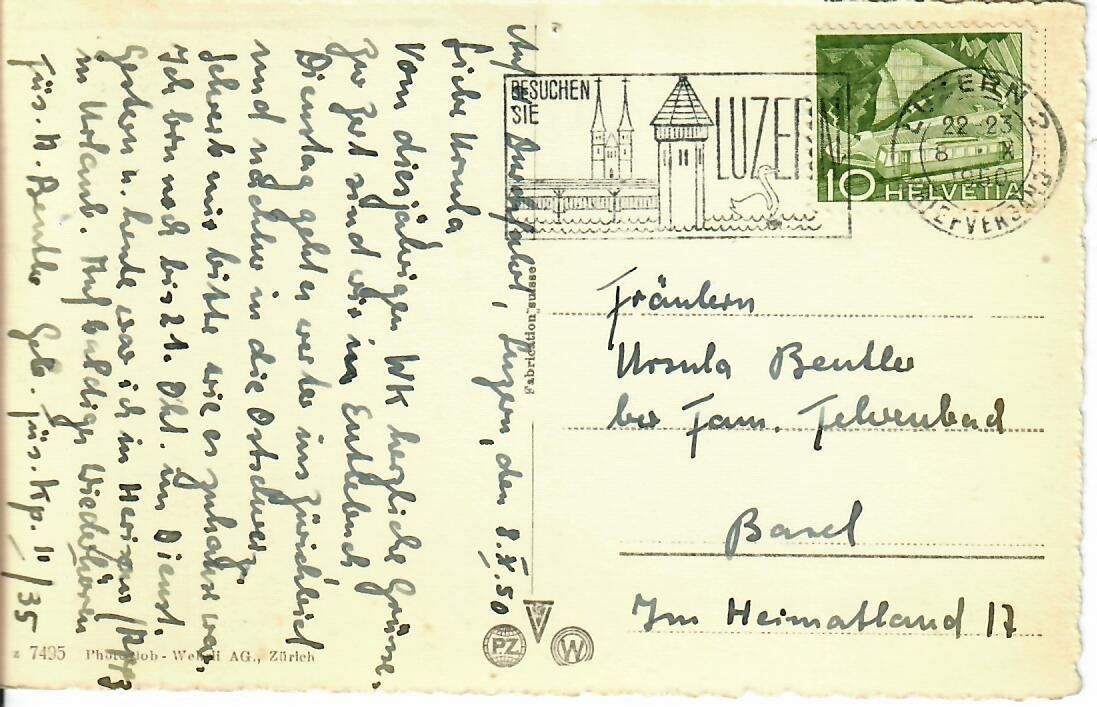 Cartoline postali: Luzern – Usato da Hochdorf venduto da Ziegel-16 1