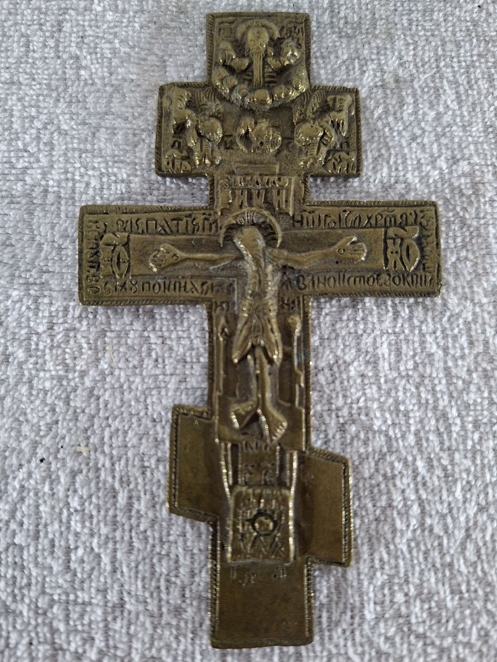 Sculture & Statue: Bronze Kreuz Russland, Vitrinenobjekt – Usato da Grindelwald venduto da carro5