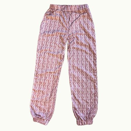 Dünne Sommerhose mit Muster