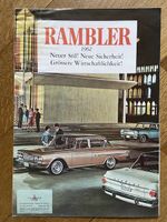 RAMBLER Prospekt 1962 brochure: Classic Ambassador American