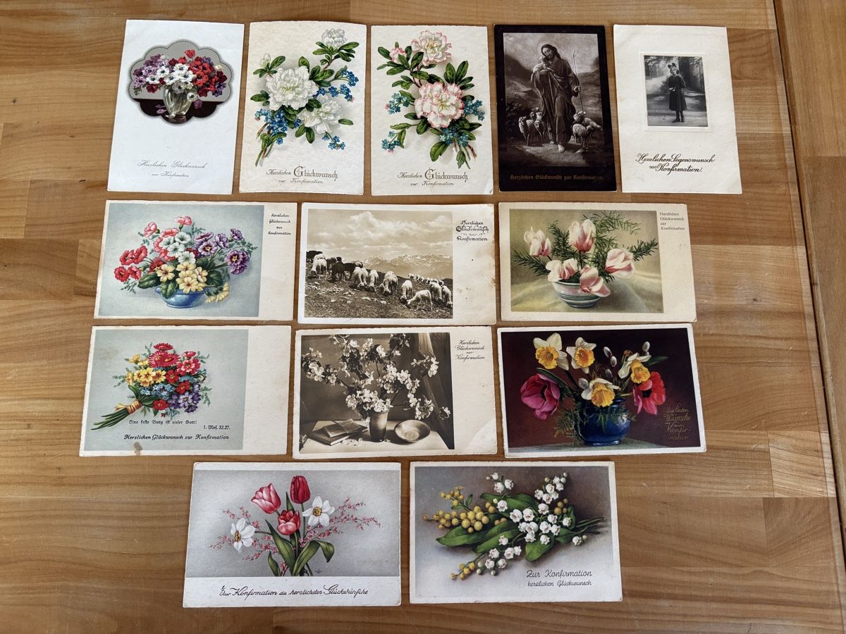 Cartes postales: AK mit Motiv / Konfirmation – D'occasion à Rümlang par Kartenpost1