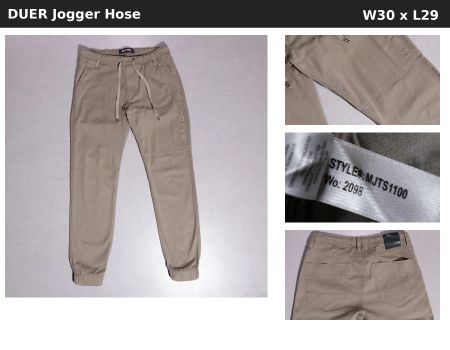 DU/ER No Sweat Jogger Braun Gr. 30x29