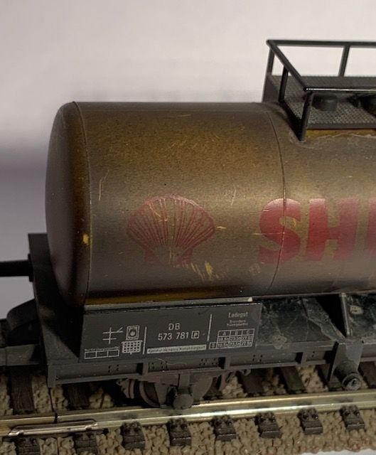 Liliput Modellini di ferrovie: 4 Kesselwagen H0 Liliput – Usato da Winterthur venduto da Porzellan 7