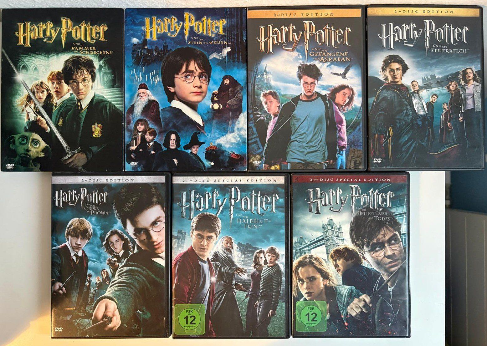Tutti i DVDs: 7 DVD Harry Potter – Usato da Zürich venduto da Pam-Creation