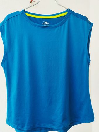 Crane Sportshirt Damen Gr. M 40/42 Blau Top Zustand