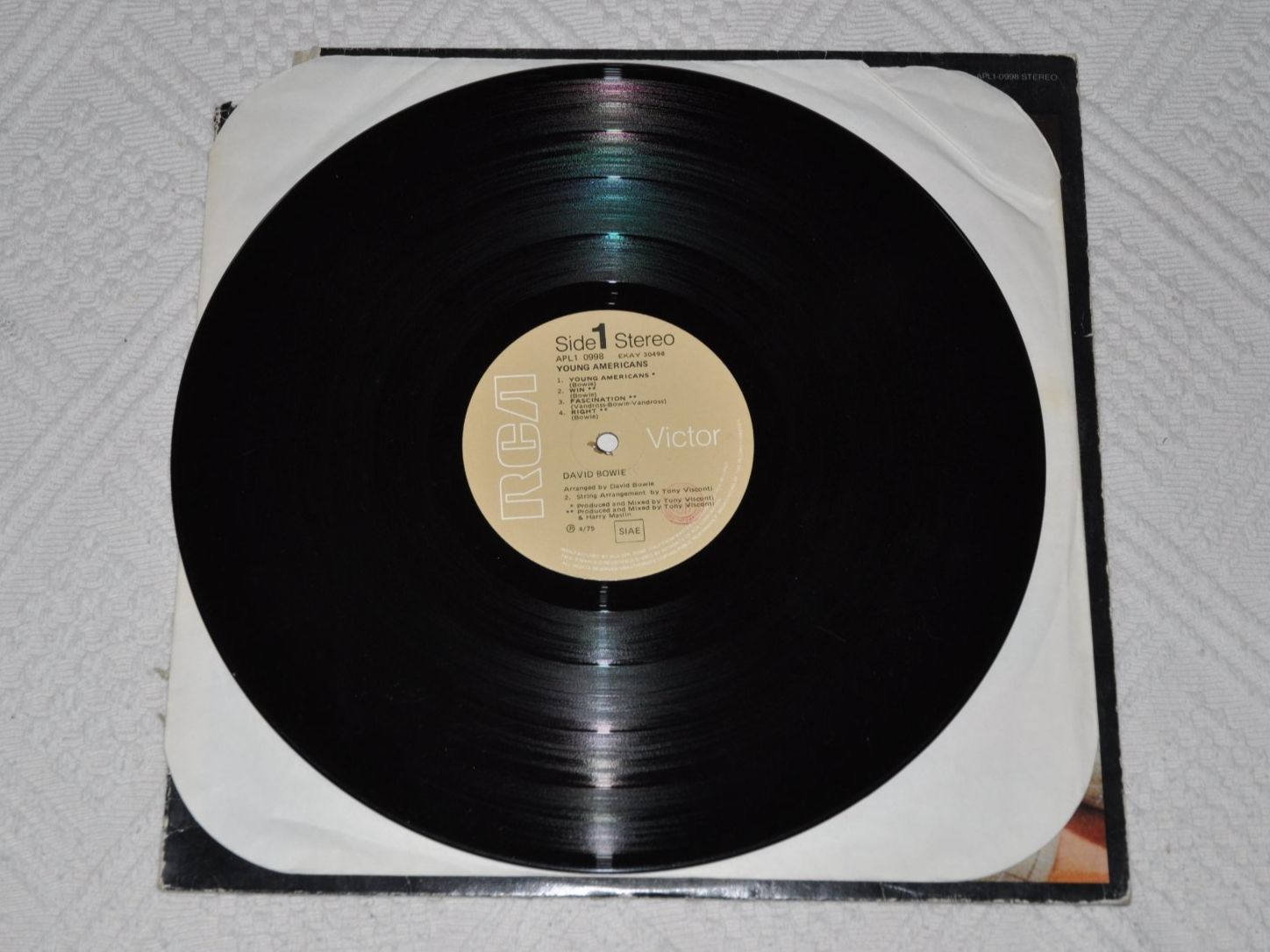 Dischi in vinile: LP David Bowie - Young Americans – Usato da Boll venduto da Theodora15 4