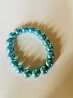 Perlen Armband hellblau/türkis, Modeschmuck