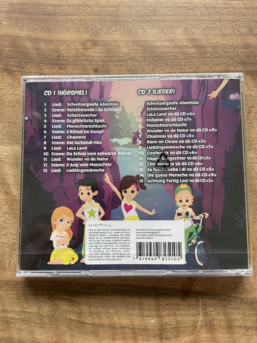 CD: Schweizergoofe Abenteuer Monsterschlucht CD ungeöffnet neu – Nuovo e nell'imballaggio originale da Kreuzlingen venduto da The.KNGE.Family 1