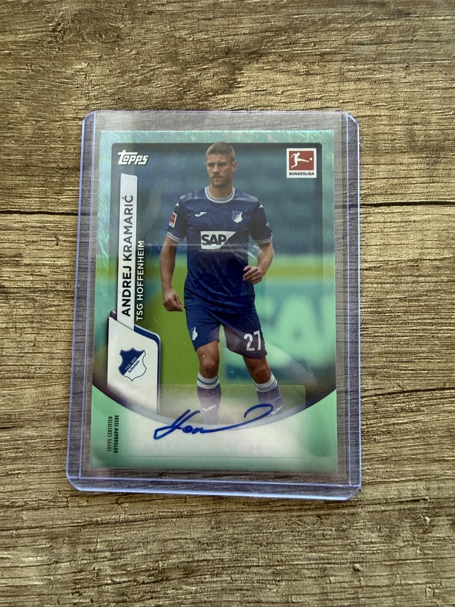 Topps Sammelbilder & Trading cards: Andrej Kramarić Topps Jade Autograph – Neu (gemäss Beschreibung) aus Koblenz von Maestro_TCG
