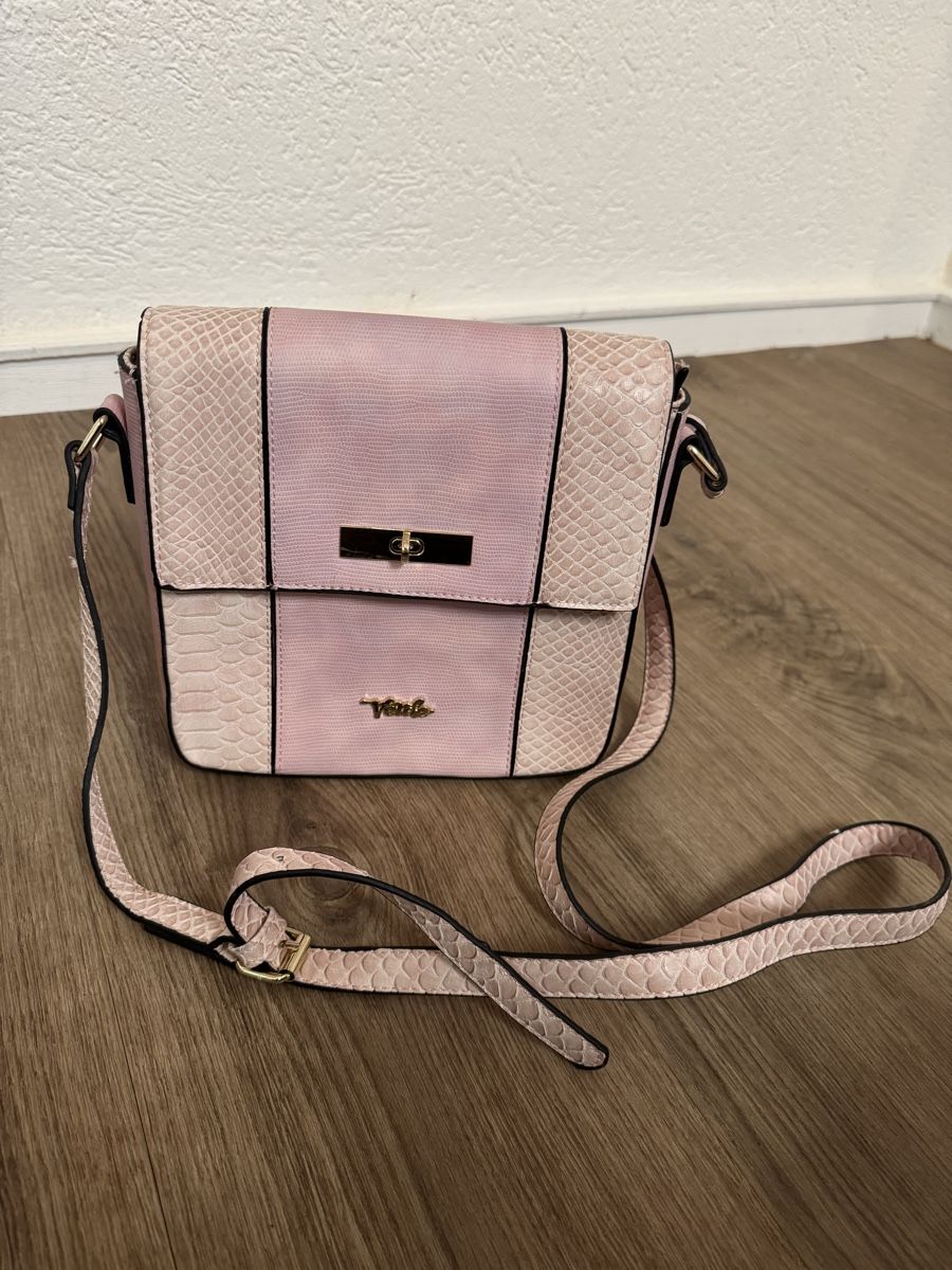 Borse da donna: Verde Handtasche Tasche rosa – Nuovo (secondo la descrizione) da Fislisbach venduto da KolibriSecondhand