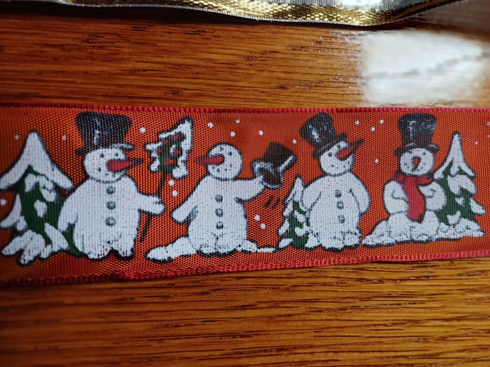 Nastri decorativi: 3 verschiedene Weihnachts-Stoff-Bänder – Nuovo (secondo la descrizione) da Gächliwil venduto da lesidees 1