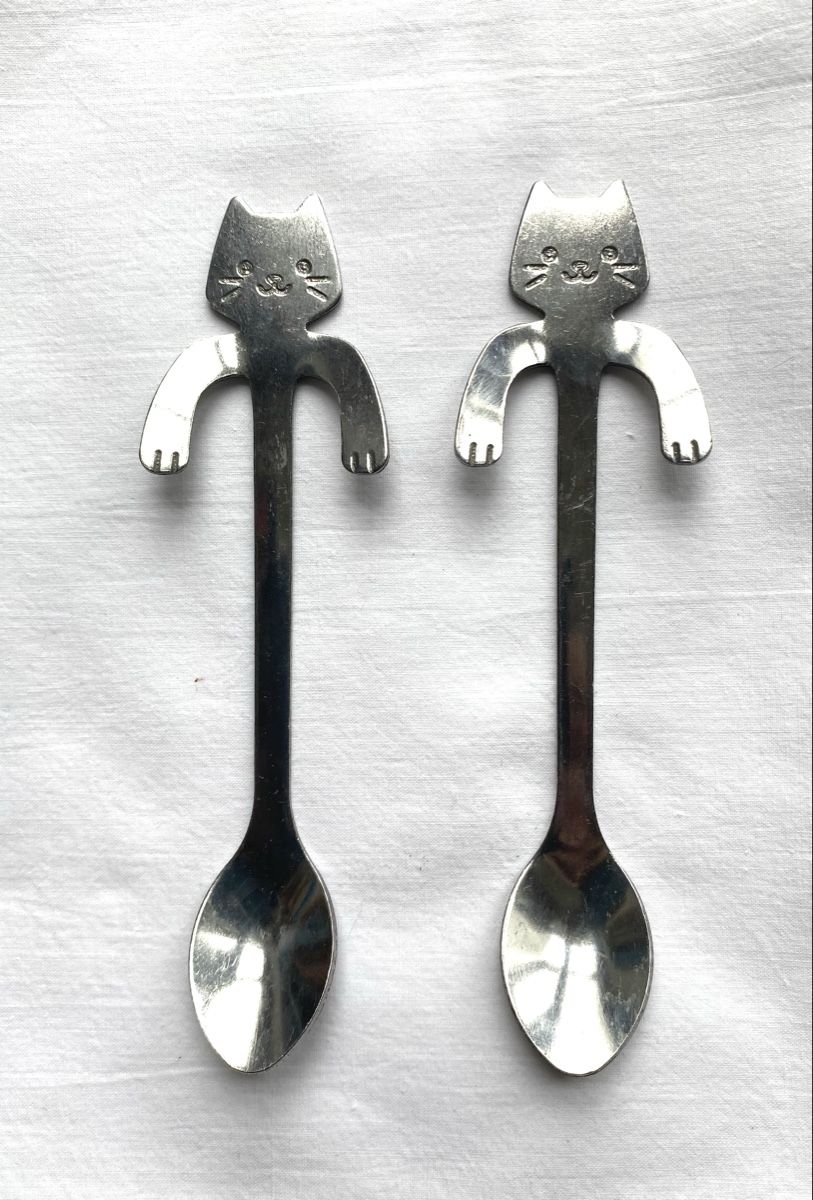 Cucchiai: Originelle Löffel mit Katzenmotiv – Usato da Maur venduto da chr_x8zv 1