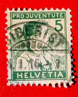 PRO JUVENTUTE 2 1915 VOLLSTEMPEL BIBERIST SOLOTHURN 1916
