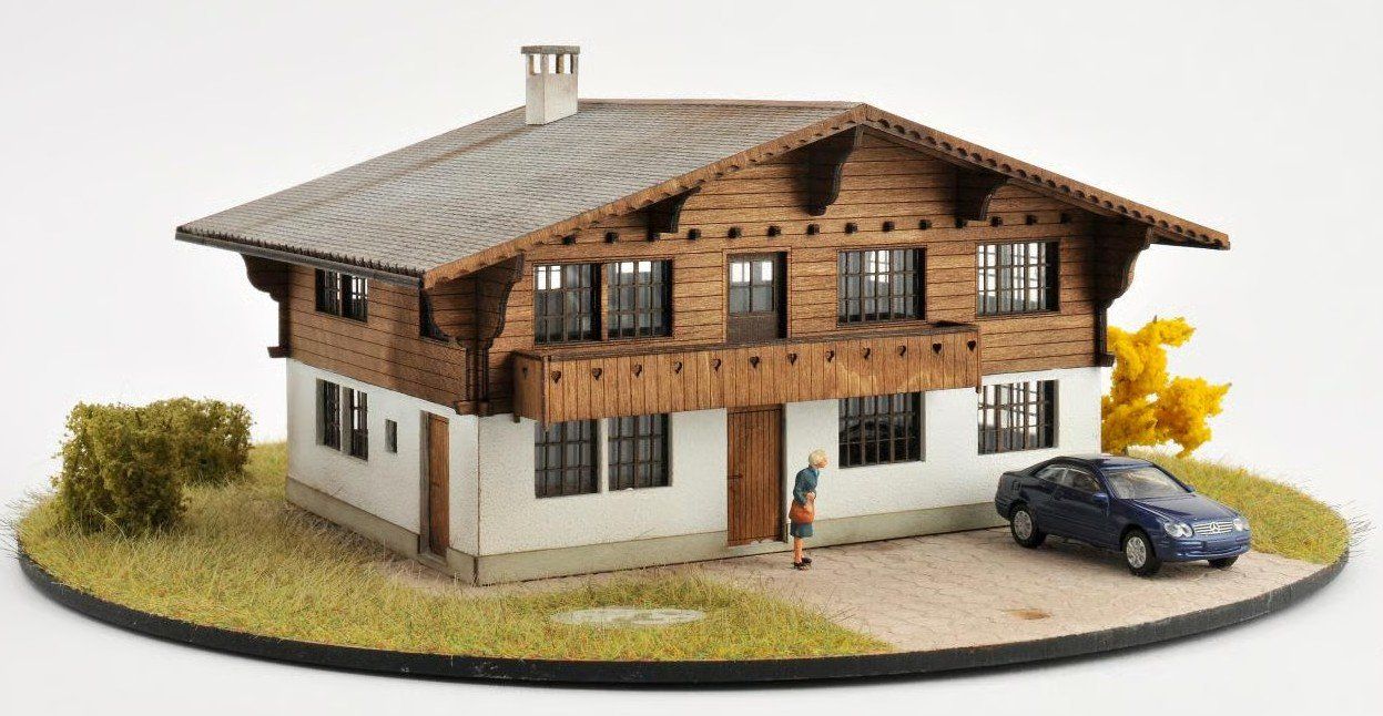 Bemo Modellini di ferrovie: Laser Creation Chalet Poya – Nuovo (secondo la descrizione) da Dagmersellen venduto da FBM-Bacheli