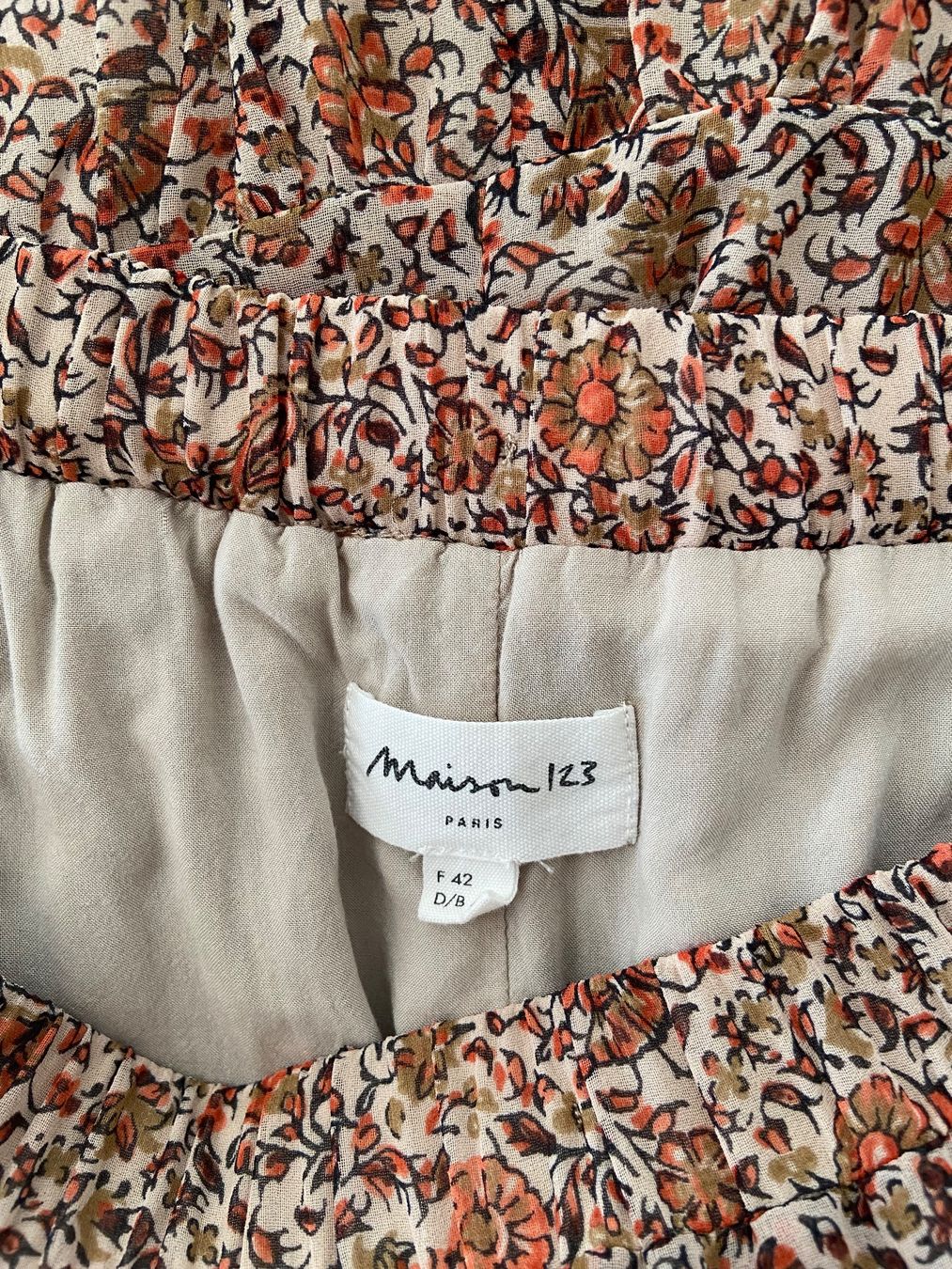 Maison 123 Röcke: MAISON 123 Jupe longue imprimé fleurs taille élastique 40 – Neu (gemäss Beschreibung) aus Genève von kik_8jd6 1