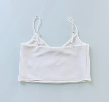 Black Halo Crop Top, Grösse 0, Weiss, Vacation Must-Have!