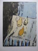 Gret Egli  Radierung signiert nummeriert 4/60 Grösse 53x41cm