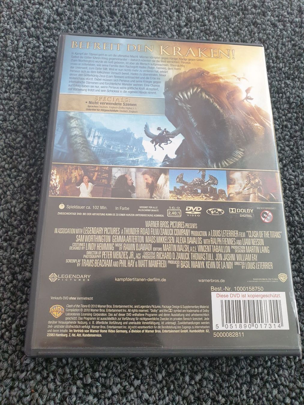 Tutti i DVDs: KAMPF DER TITANEN(4029) – Usato da Ruswil venduto da M71 1