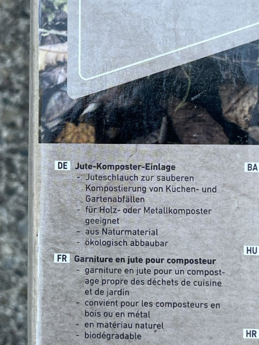 Coffres de rangement: Windhager Jute Komposter Einlage D1.1m – Neuf avec emballage d'origine à Illnau par Anook05 2