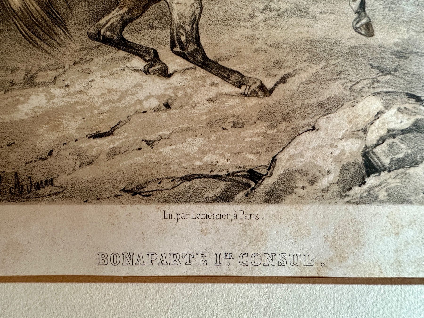 Grafiken & Lithographien: Bonaparte 1er Consul. Lithographie – Gebraucht aus Zürich von allp 3