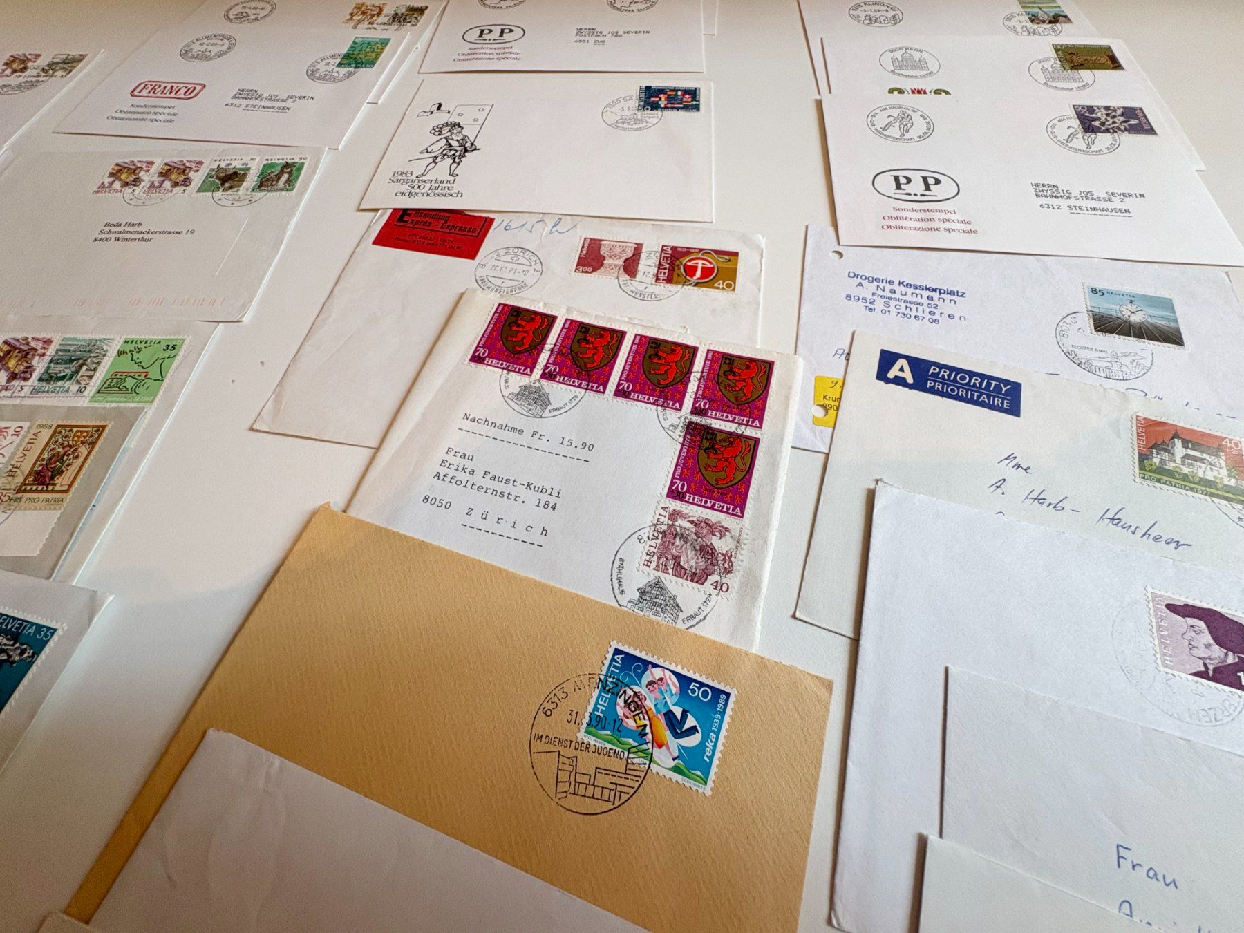 Tutti i francobolli: HELVETIA FDC LOT – Usato da Riva san vitale venduto da abd_p86k 2