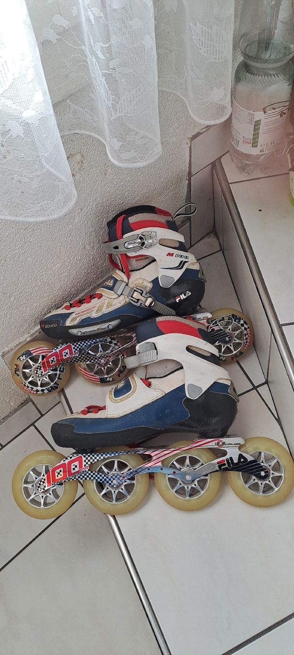 Fila Pattini in linea & Pattini a rotelle: Fila Rollerblades Gr.40 – Usato da Neuenkirch venduto da domsalat7 2