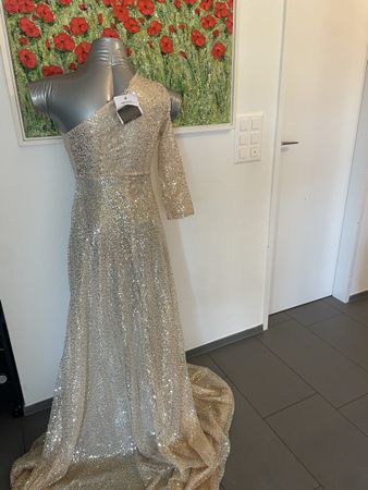 Glitzerndes Abendkleid Gr. 36/38 - Neu mit Etikett