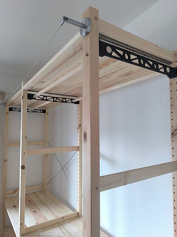 Ikea Armadi: Grande penderie IVAR en bois – Usato da Carouge GE venduto da alinenanko 2