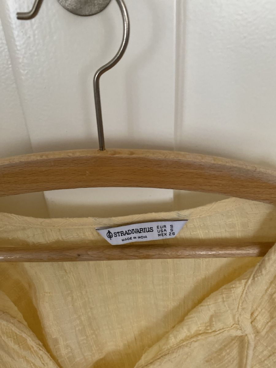 Stradivarius Blusen: Sommerbluse von Stradivarius, Gr. S, Gelb – Gebraucht aus Zürich von yae56 1