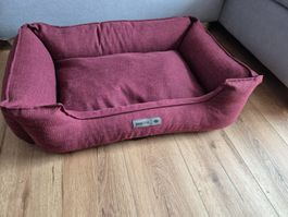 TRIXIE HOME Edition Hundebett 100 × 70 cm, Bordeaux