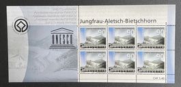 Schweizer Kleinbogen  2003 UNESCO-Welterbe