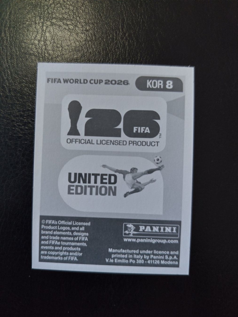 Panini Carte collezionabili: Panini FIFA World Cup 2026 KOR 8 – Nuovo (secondo la descrizione) da Matzingen venduto da Clie42 1