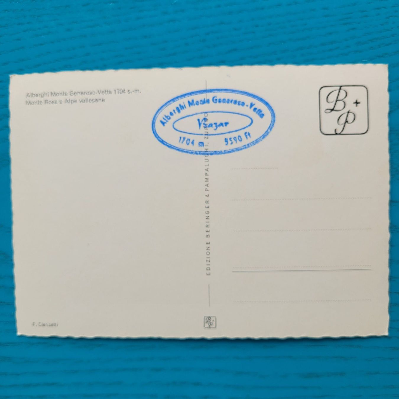 Cartoline postali: Alberghi Monte Generoso - Vetta – Usato da SCHÜBELBACH venduto da CoKaHa 1