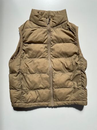 Steppweste beige von Uniqlo, Gr. 3-4 Jahre