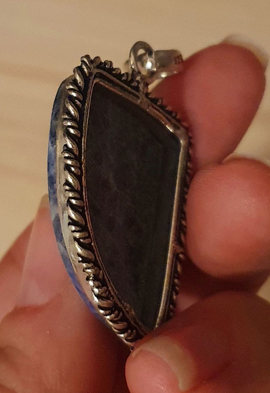 Ciondoli: Halskette mit Lapislazuli-Anhänger, 925er Silber – Nuovo (secondo la descrizione) da Andelfingen venduto da nicoletta11 5