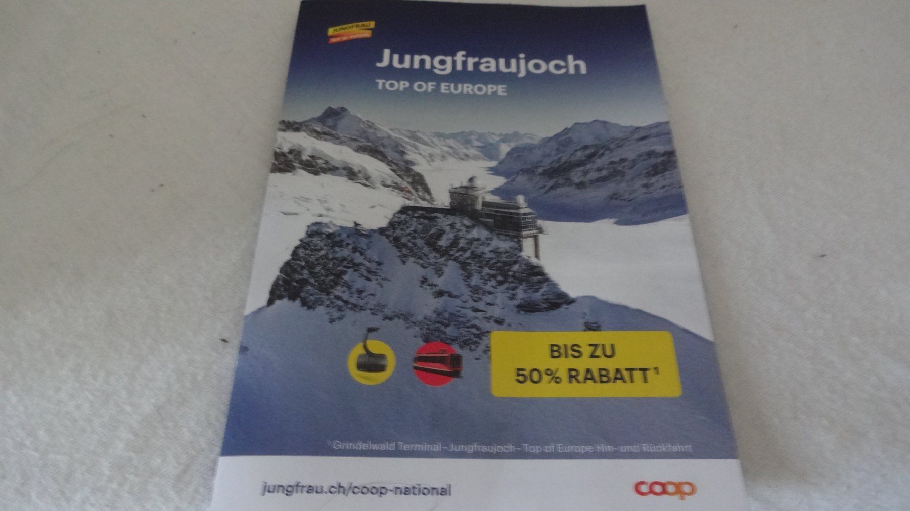 Buoni: Rabattgutschein Jungfraujoch – Nuovo e nell'imballaggio originale da Fisibach venduto da goldfasan52