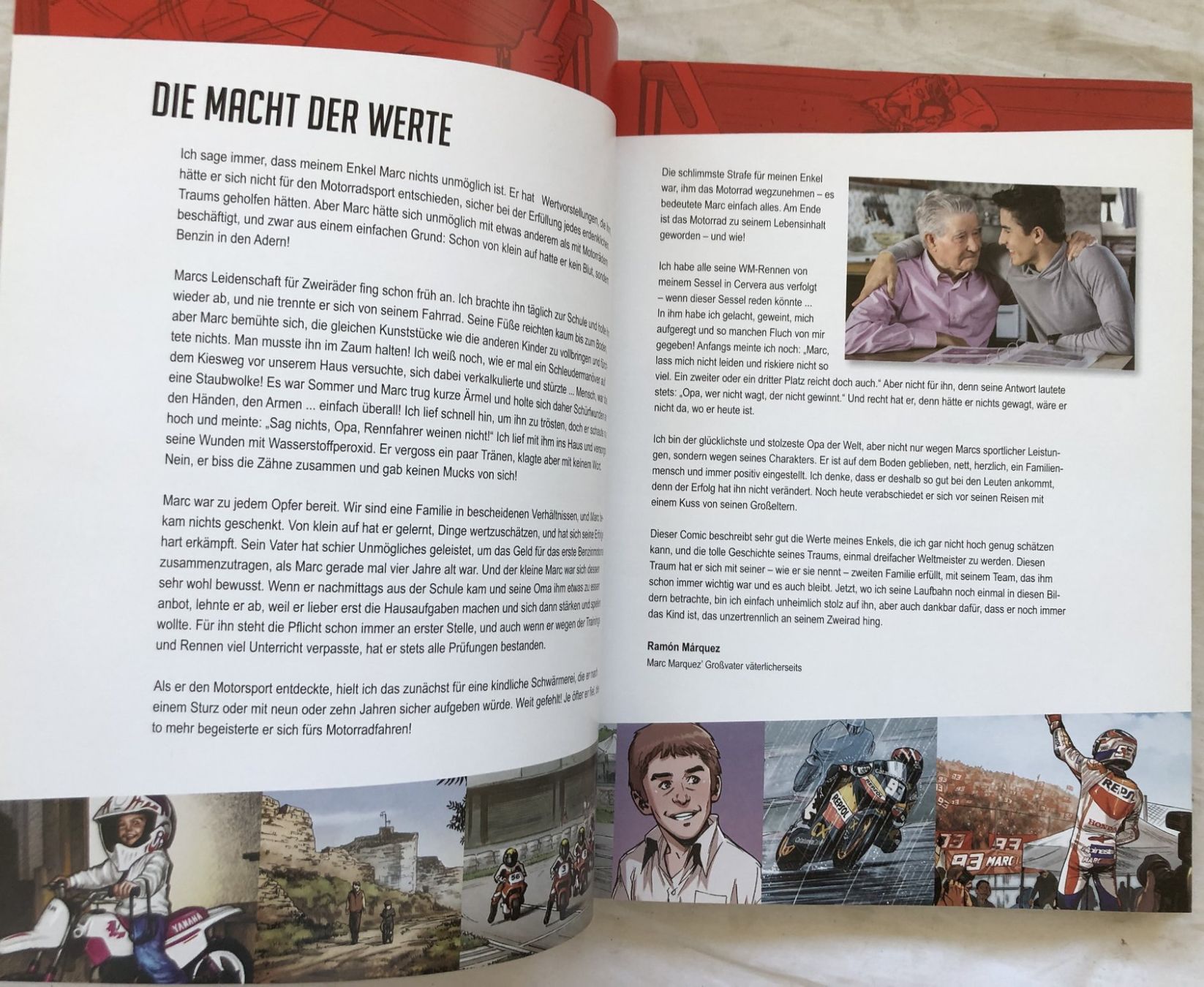 Fumetti: Marc Márquez - Die Geschichte eines Traums - Comic - HC – Usato da Schaffhausen venduto da durruti 4