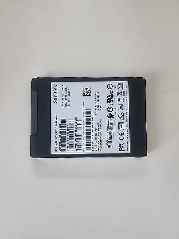 Sandisk Harddisks: SanDisk 256 Gb SSD Festplatte Mit Windows 10 Pro – Gebraucht aus Domat Ems von Ot5110 1