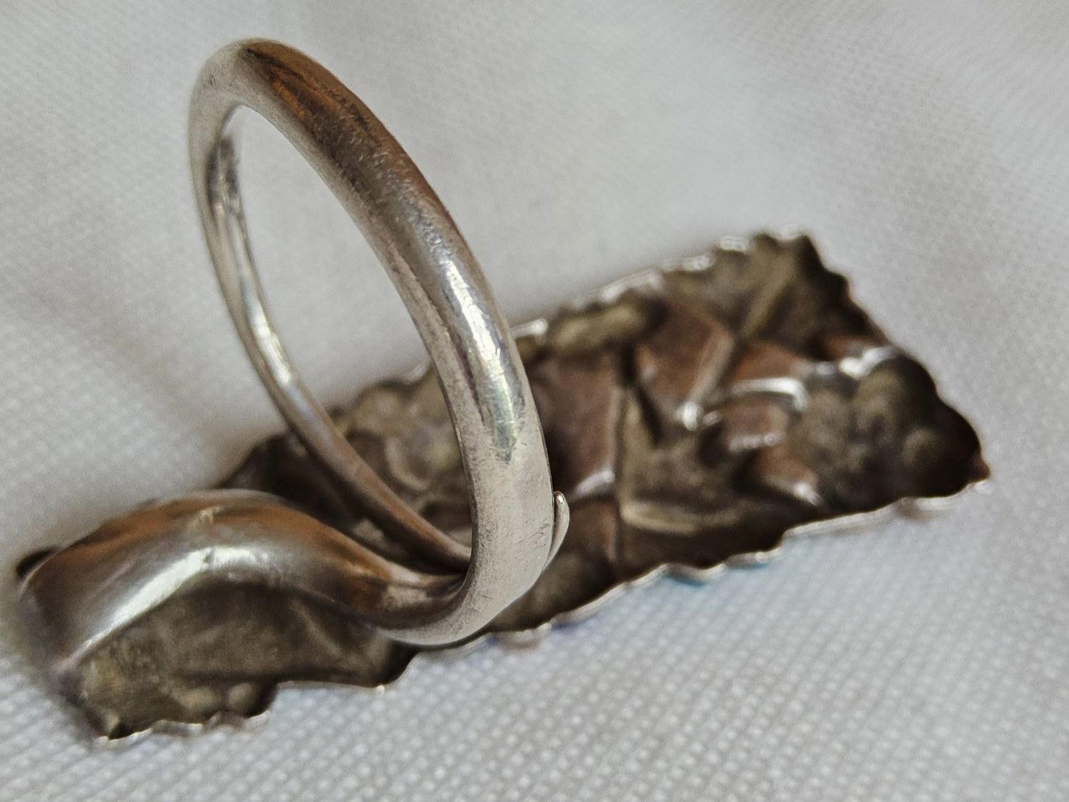 Anelli: Antiker spektakulärer Email Silber Ring, China, ca 1920 – Usato da Zürich venduto da SciTec 9