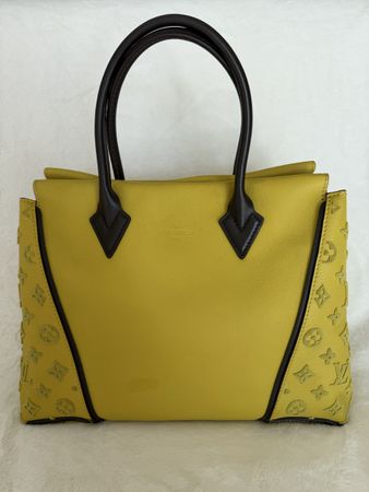 Sac cabas Louis Vuitton cuir jaune bon état général