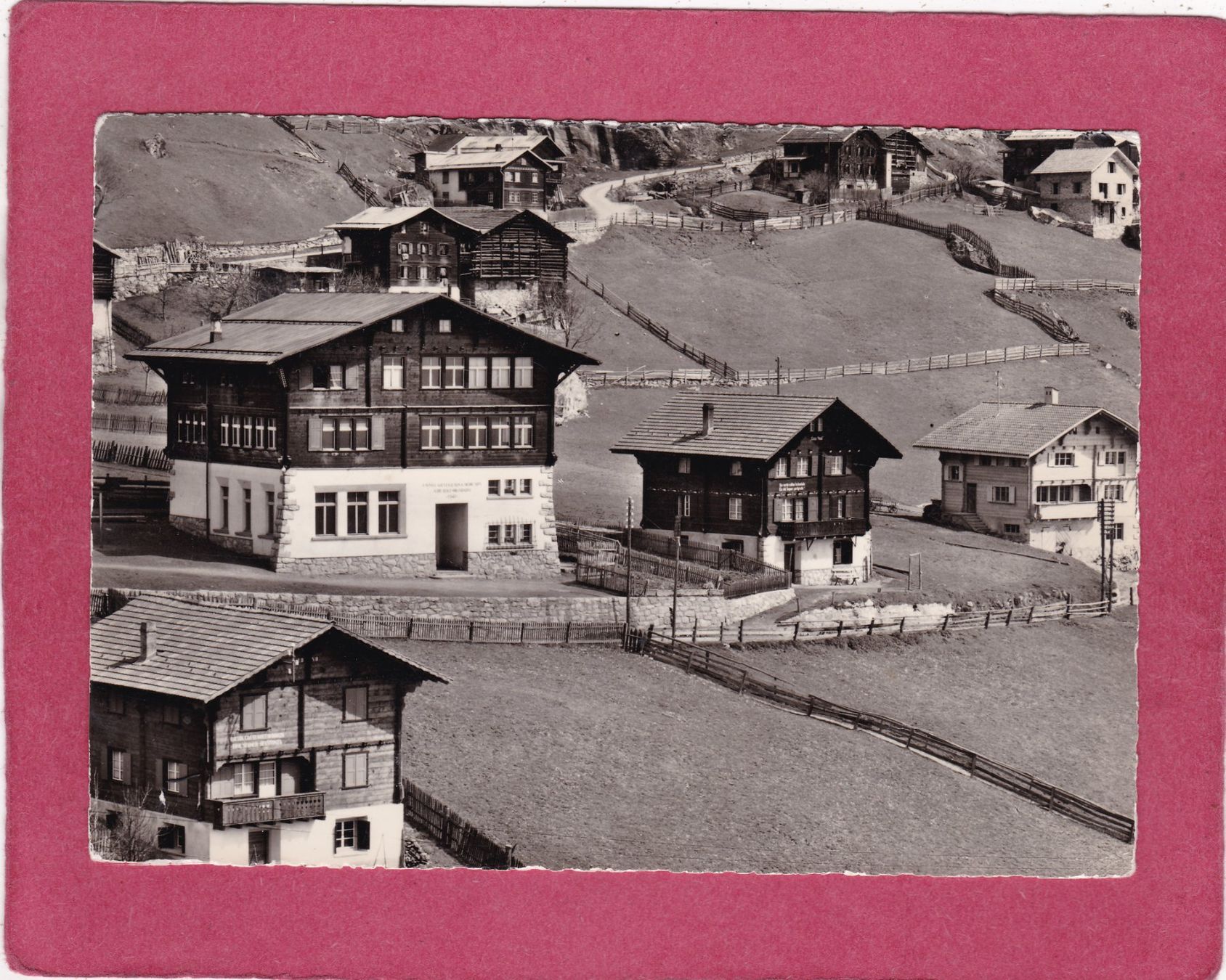 Cartoline postali: Ruschein Schulhaus 1957 – Usato da Herisau venduto da Lisegrat2008
