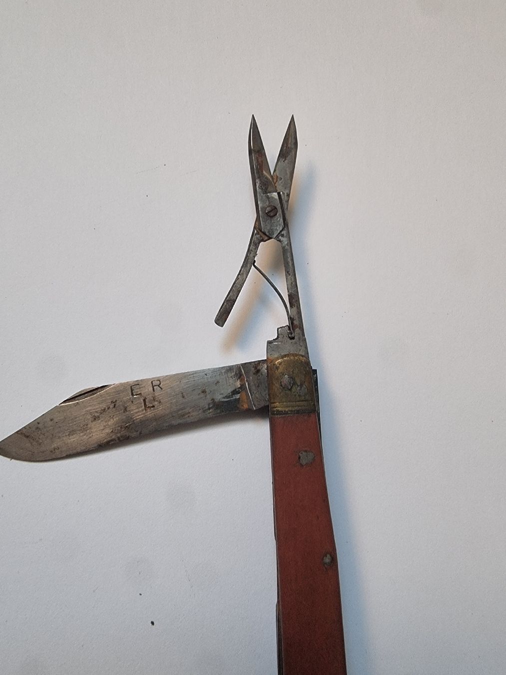 Taschenmesser: Altes  Sackmesser mit Etui – Gebraucht aus Olten von Mezopotamya 3