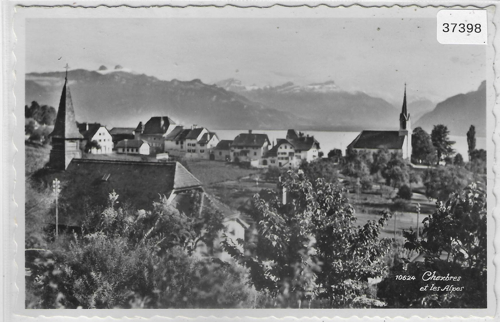 Cartoline postali: Chexbres et les Alpes – Usato da Ettingen venduto da Kartenplanet