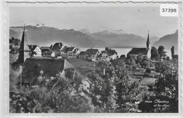 Chexbres et les Alpes