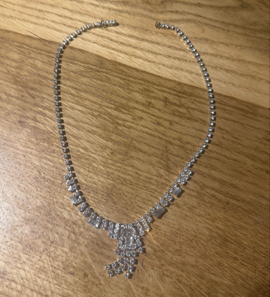 Ketten: Collier Strass vintage Stil – Gebraucht aus Siebnen von koschitoschi 2