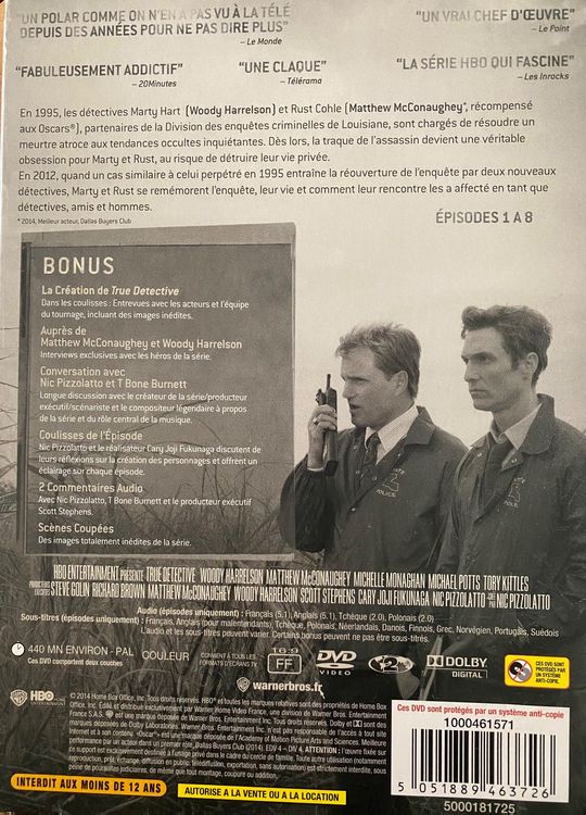 DVD True Detective Intégrale 2