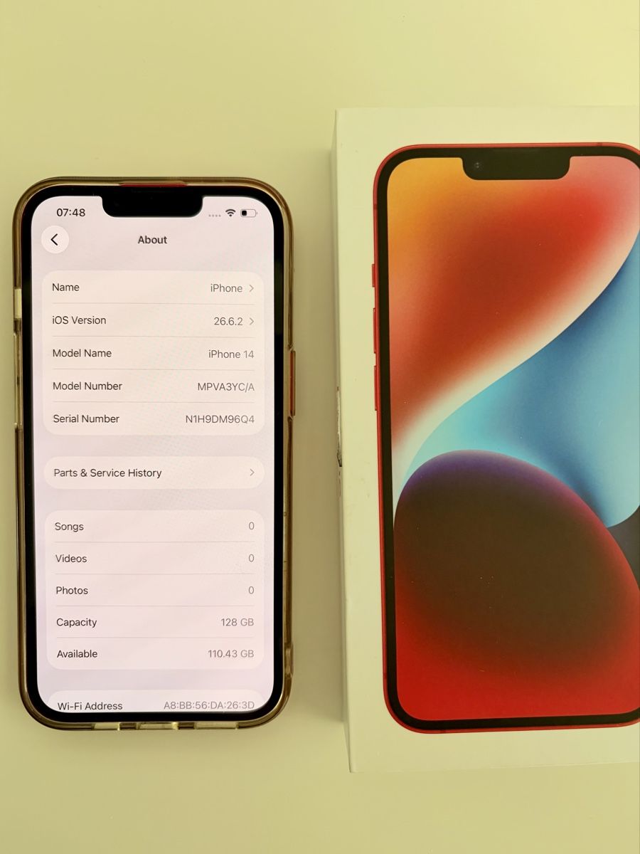 Apple Telefoni cellulari / Smartphones: Apple iPhone 14 128GB Red 88%battery – Usato da Zug venduto da kki_yv65 3
