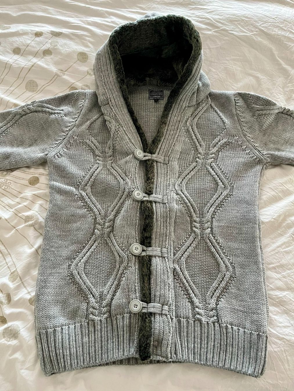 Giacche: Schöne graue Strickjacke / Pullover in Grösse M – Nuovo (secondo la descrizione) da Hohenrain venduto da Kiendan